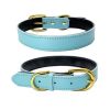 Genuine Leather Dog Collar; Wide Dog Collar; Soft Padded Breathable Adjustable Tactical Waterproof Pet Collar